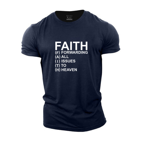 Men's Faith Meaning Cotton T-Shirt